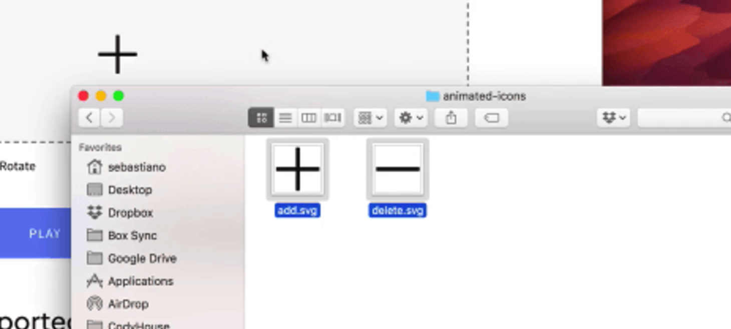 Icon Transition Generator