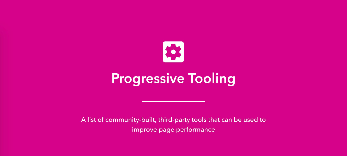 Curated list of tools to improve web page performance