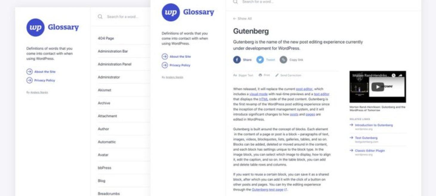 New WP Glossary Site Translates WordPress Techspeak into Plain English