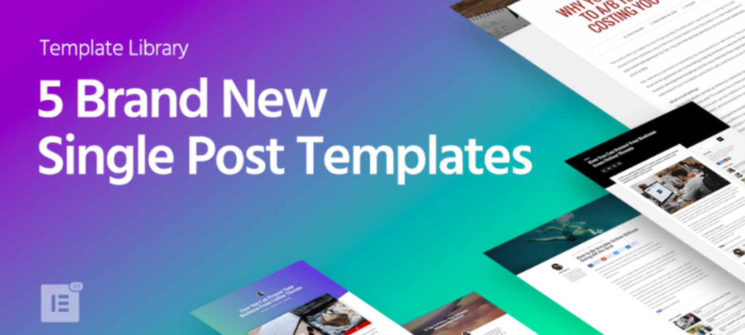 5 Brand New WordPress Single Post Templates