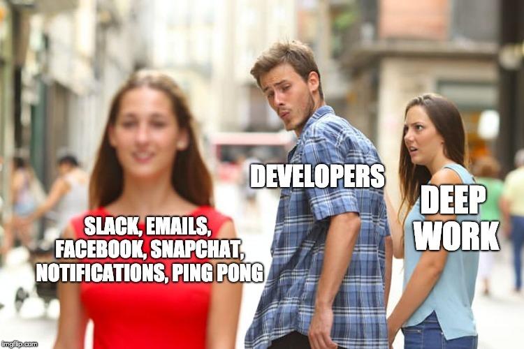 Distractions Cause Bad Code