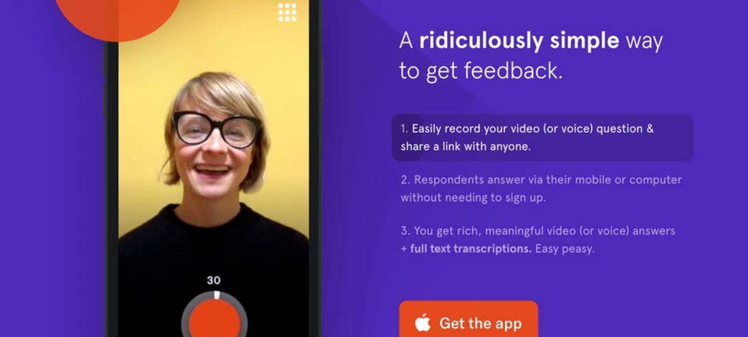 A ridiculously simple way to get feedback - VIDEOASK by Typeform