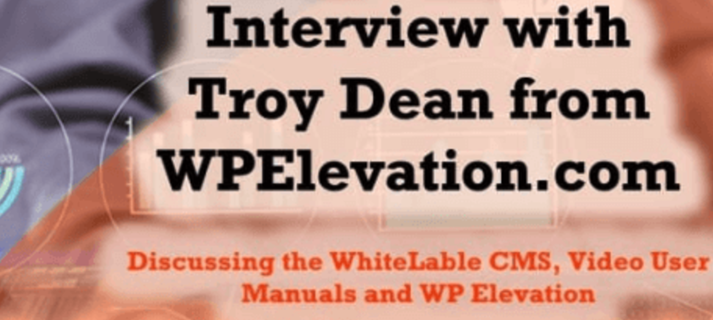 Troy Talks White Label CMS