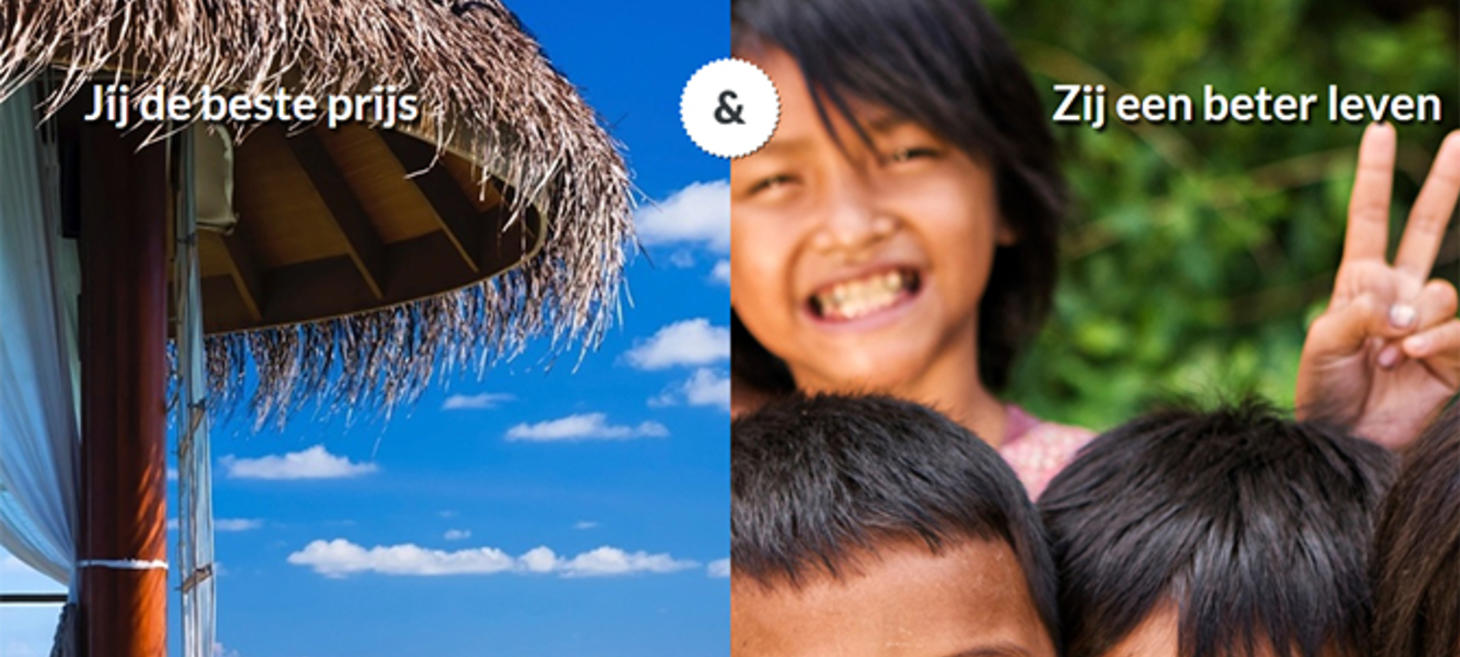 Travel-startup doneert deel boekingsbedrag aan goede doelen