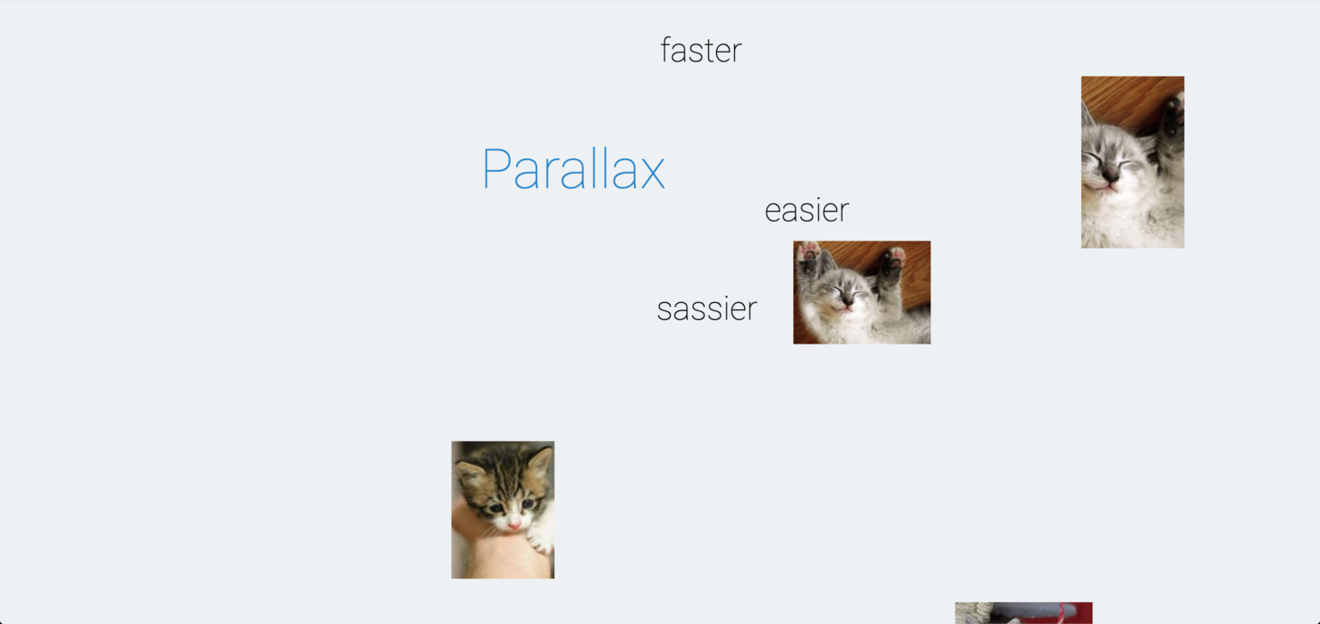 Sass/CSS parallax