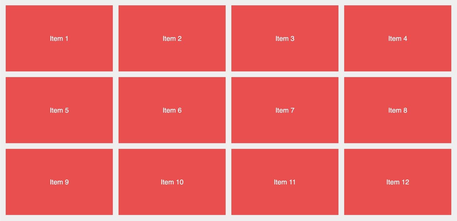 Create a responsive grid layout with no media queries, using CSS Grid