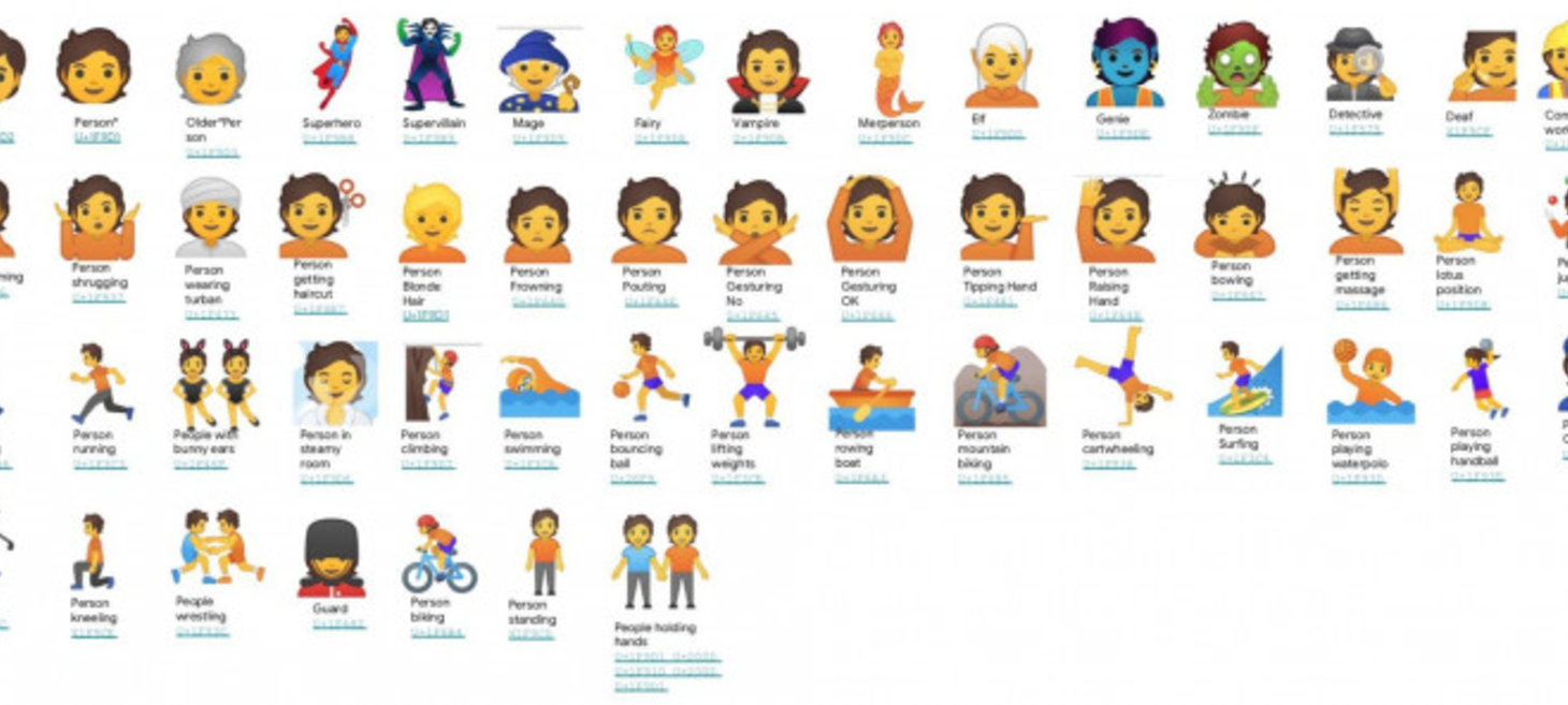Google creates 53 gender-neutral emojis