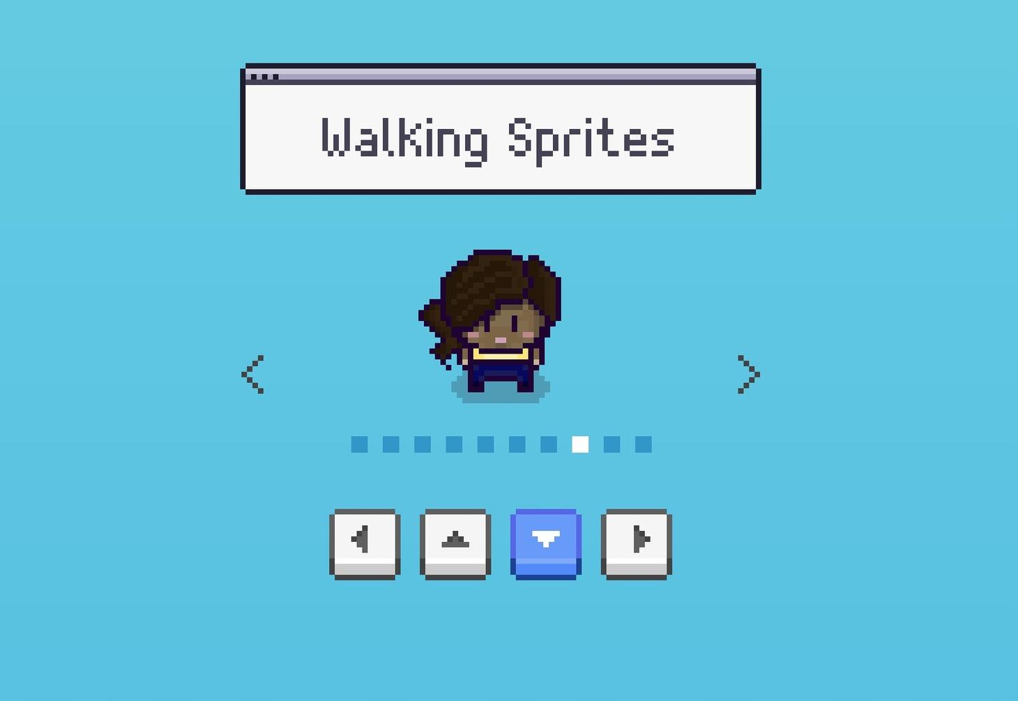 Walking sprites