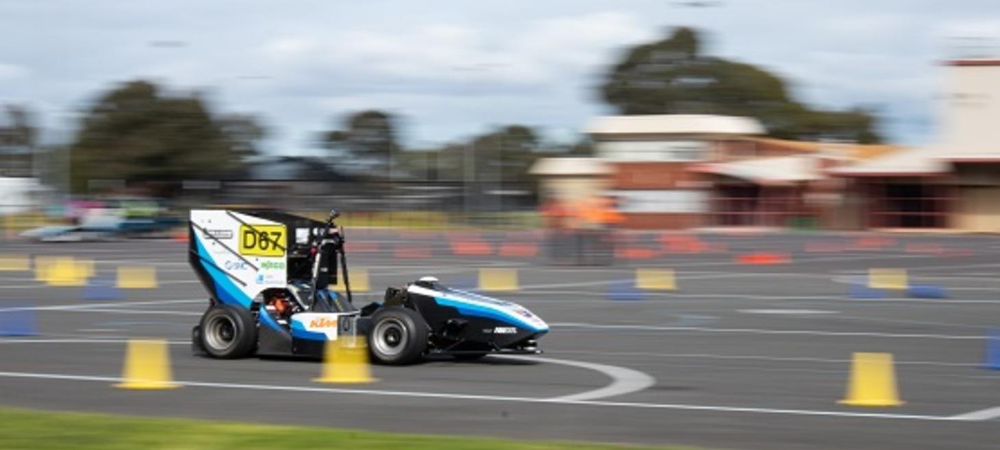 Australian students develop driverless racing car