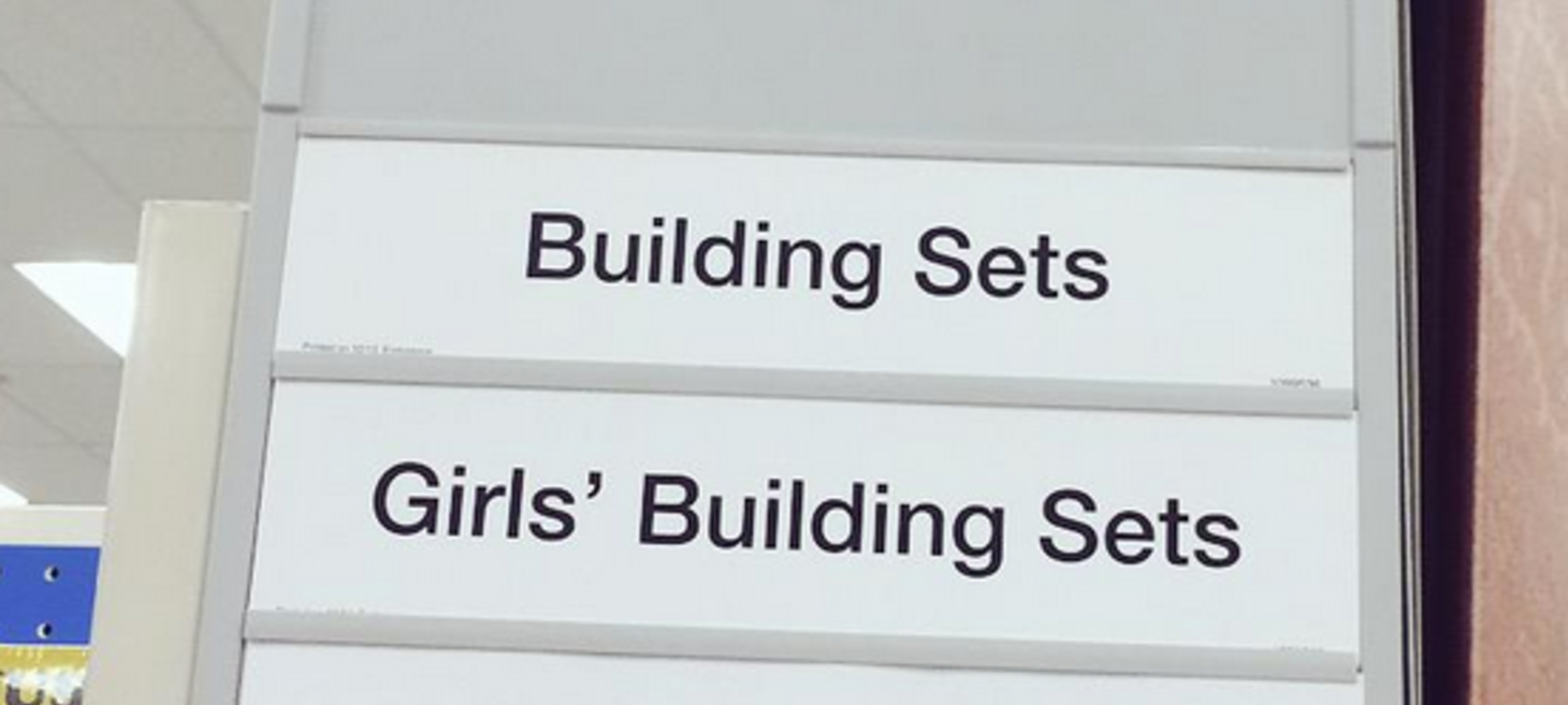 Mom calls out Target for "Girls' Building Sets"
