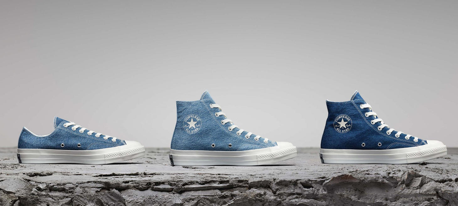 Converse is upcycling old jeans to make sustainable sneakers