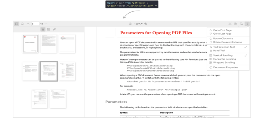 React PDF Viewer