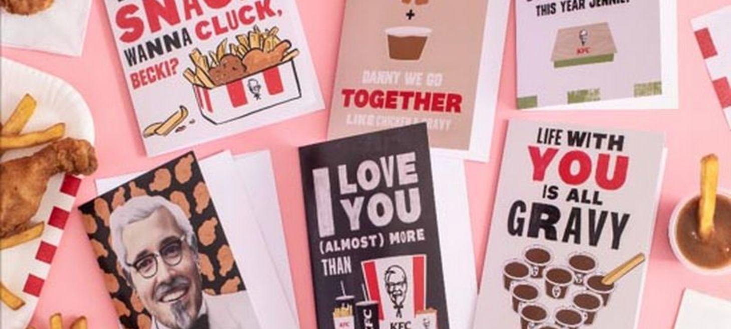 KFC and Moonpig launch a scratch ’n’ sniff card for Valentine’s Day