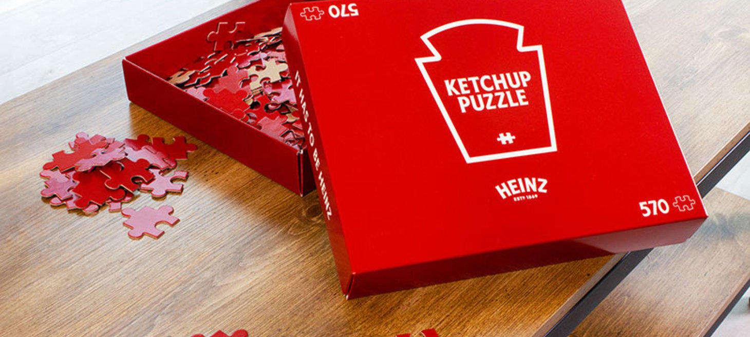 Heinz Ketchup Made a 570-Piece, All-Red Puzzle for You to Solve, Slowly