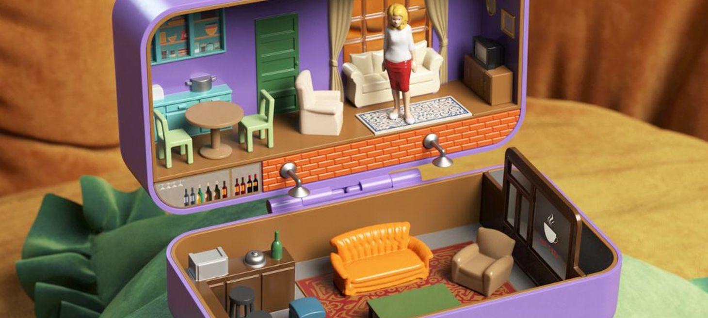 These Famous TV Homes Have Been Given a Polly Pocket Makeover