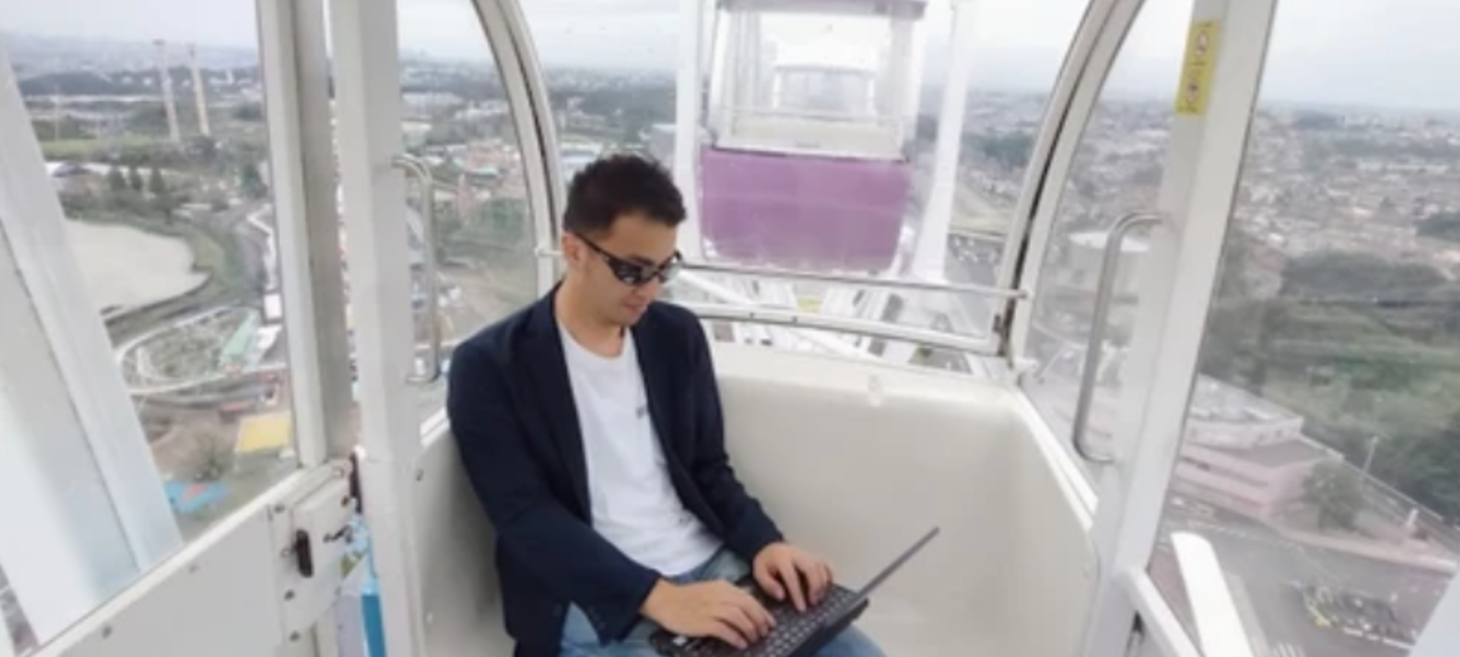 Amusement Park Opens Ferris Wheel for Remote Working
