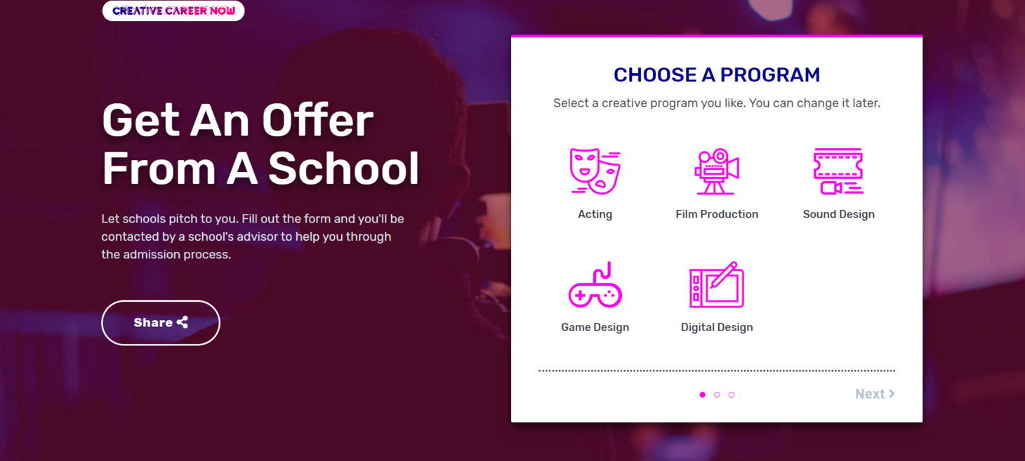 Creative Career Now | Your Ticket To Stardom