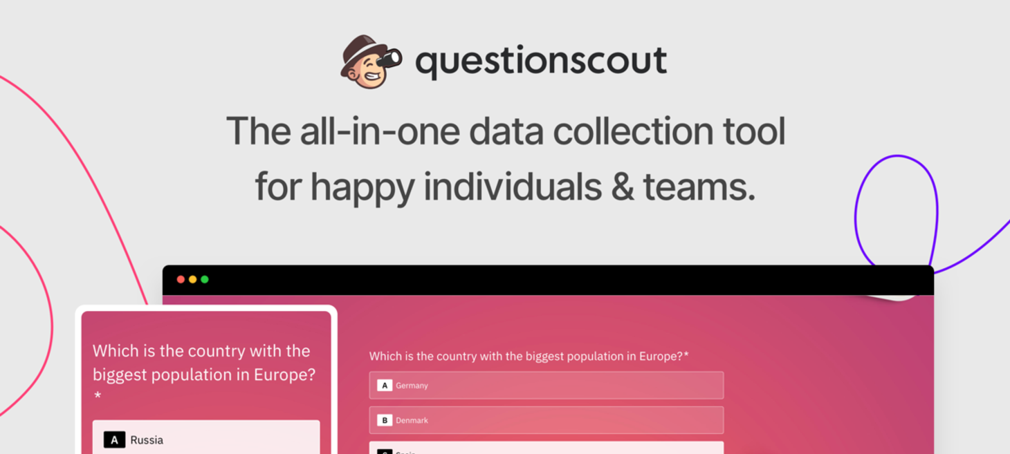 QuestionScout | All-In-One Online Form & Survey Builder
