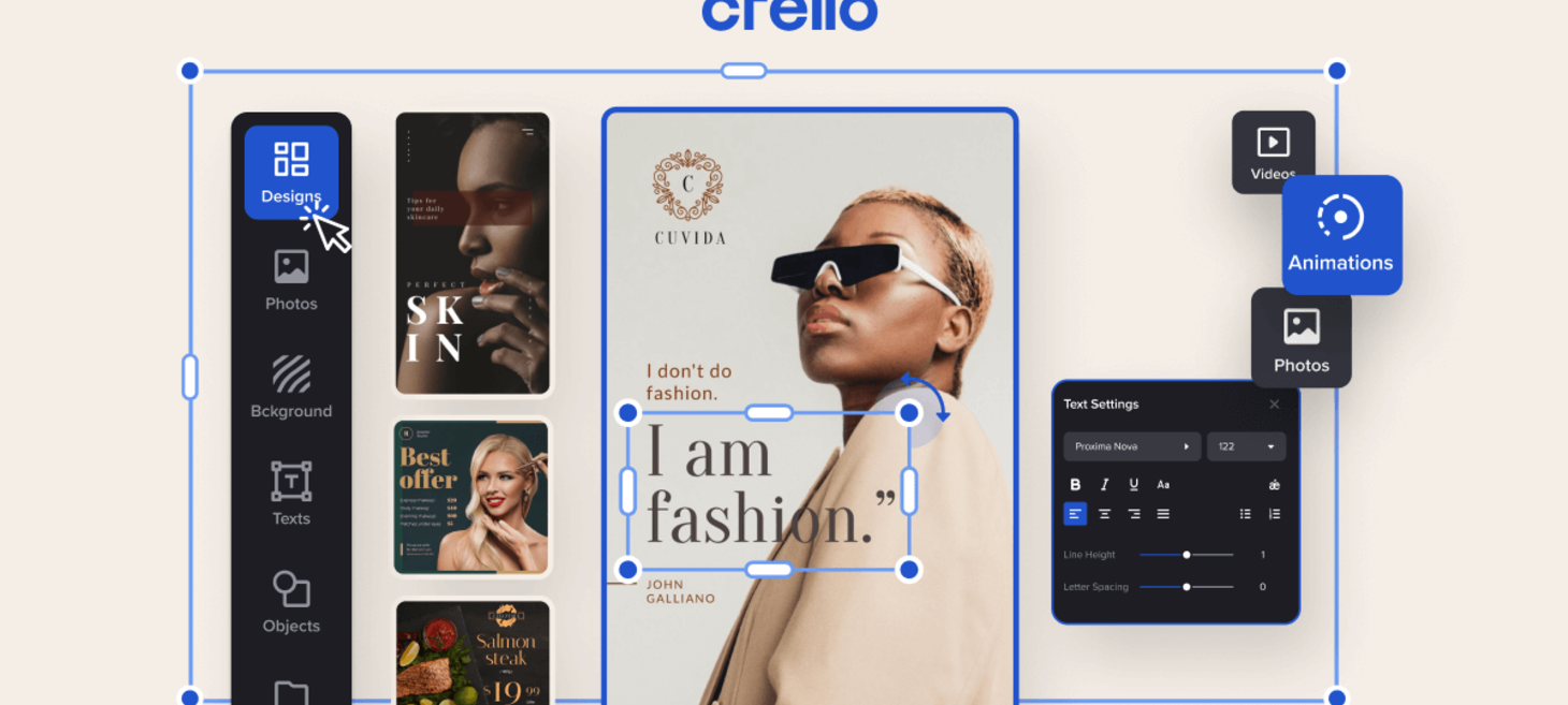 Crello | Free Graphic Design Software, Create Images Online Tool