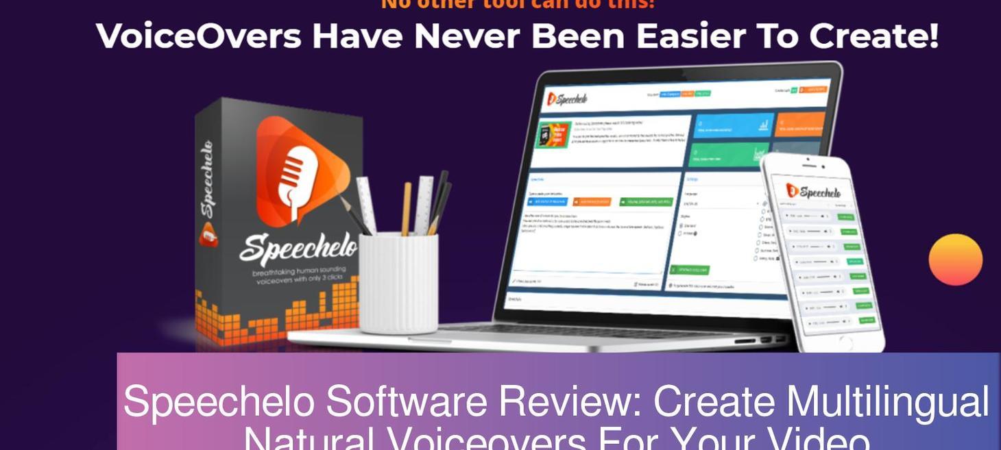 Speechelo | Turn Text To Voice With AI Engine