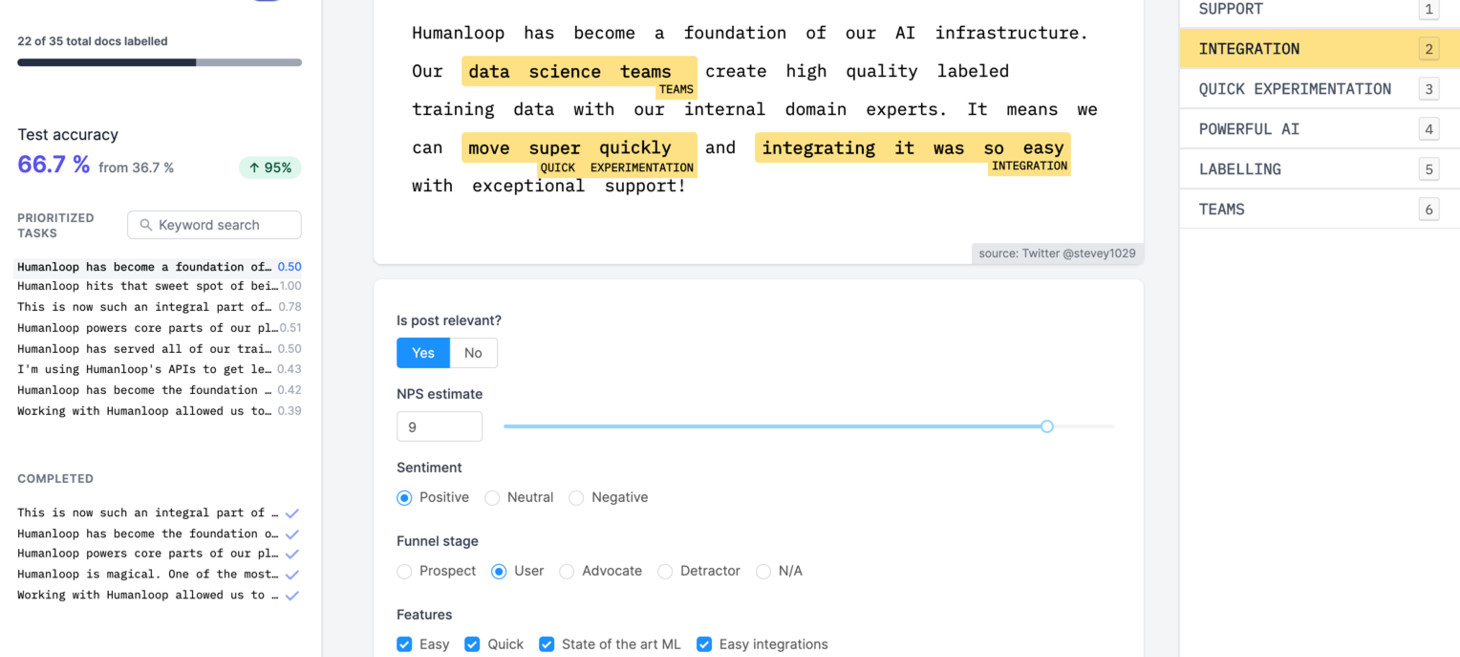 Humanloop | Train and deploy NLP