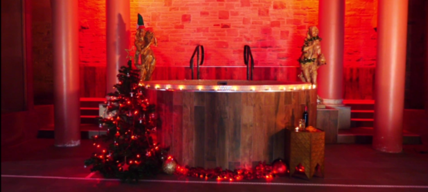 Visit the world's first mulled wine spa this Christmas - with hot tub full of festive plonk