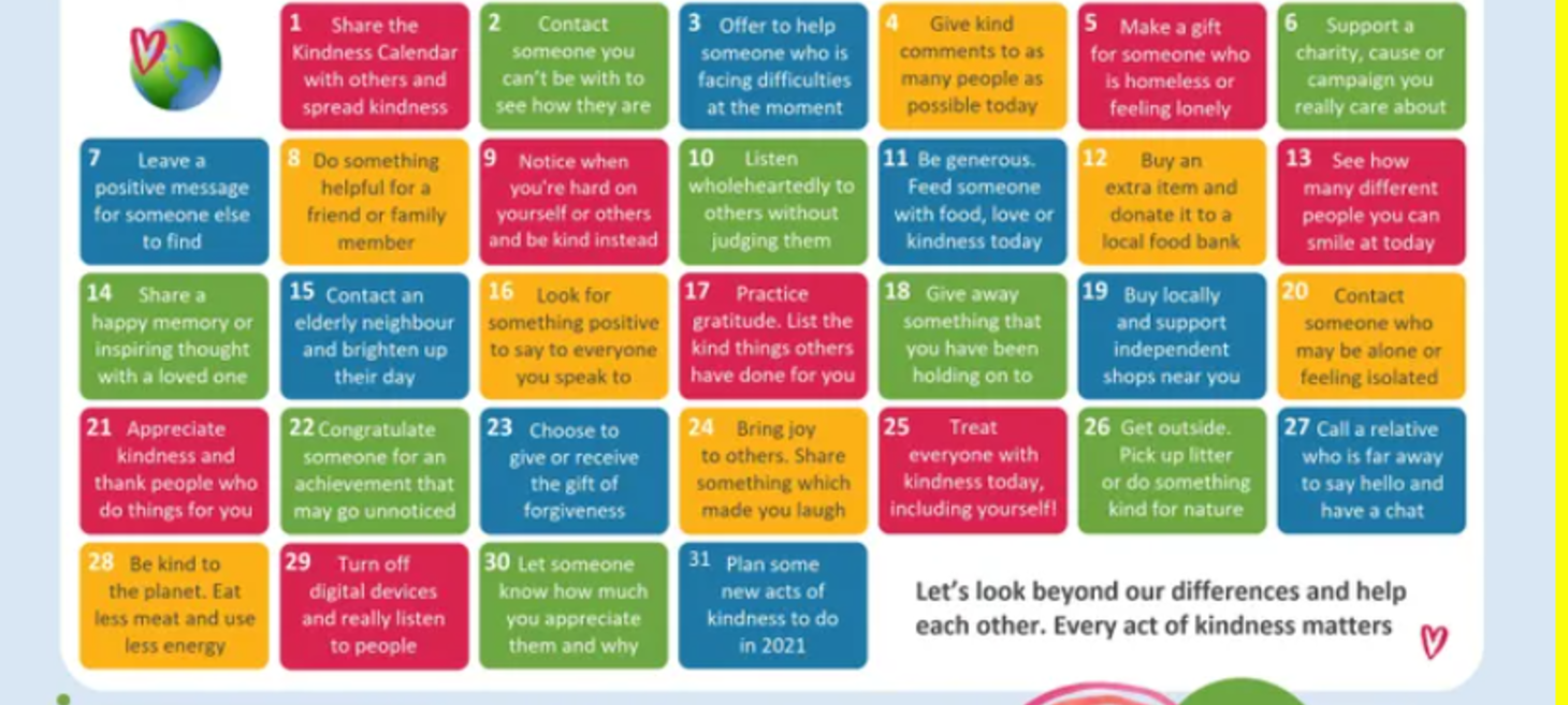 Count Down The Days To Christmas With This Kindness Calendar | HuffPost UK Life