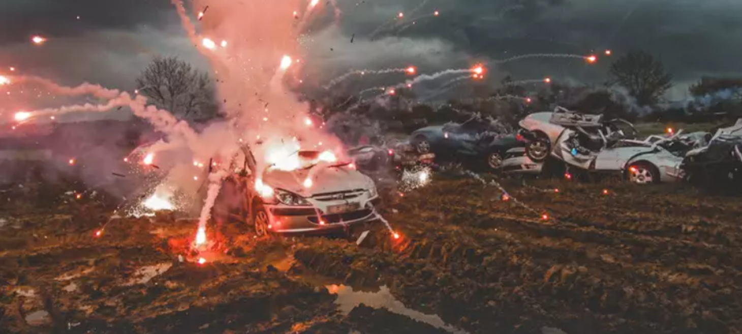 Take Out Your 2020 Rage On Cars With Shotguns And A Tank