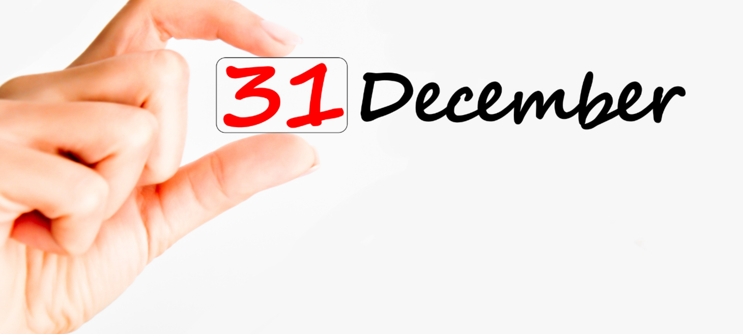 December 31st Deadline is right around corner