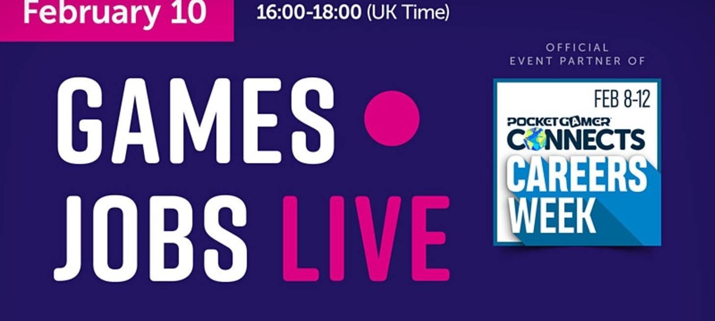 Games Jobs Live this Wednesday!