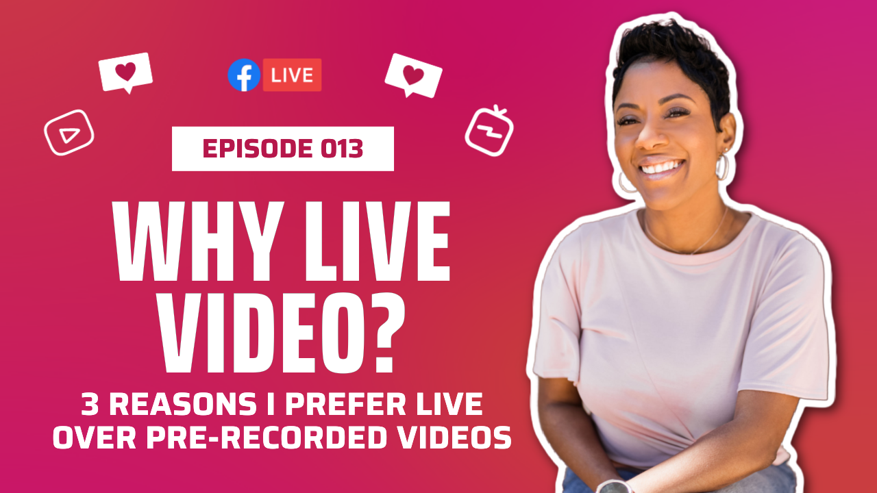 3 Reasons I Prefer Live Stream Over Pre-Recorded Videos - EP013 | Get Noticed with Video