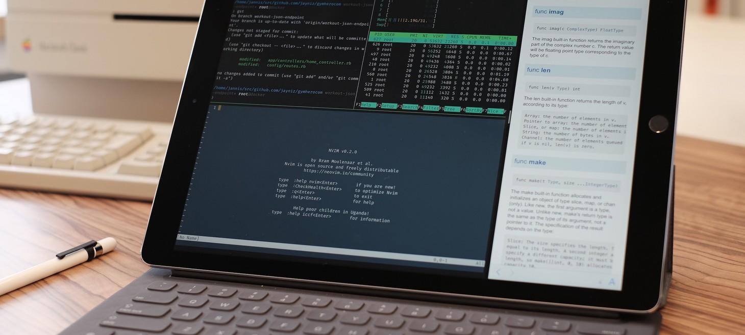 My experience coding a React Native app from an iPad, using a remote work station
