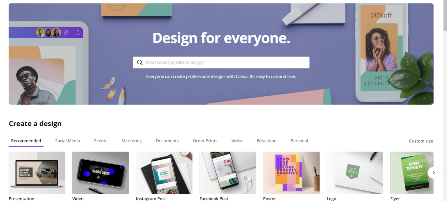 Canva - Easy to use graphic and design platform