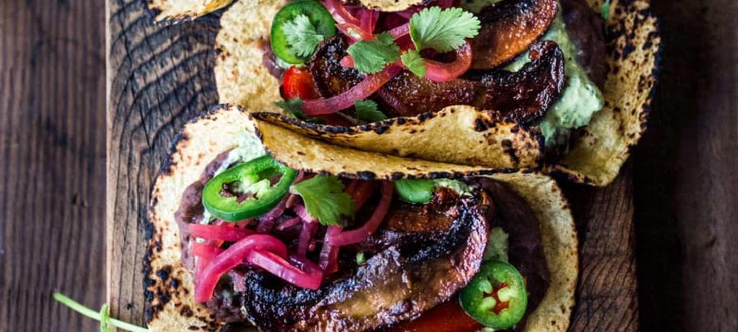 Chipotle Portobello Tacos (Vegan!) | Feasting At Home