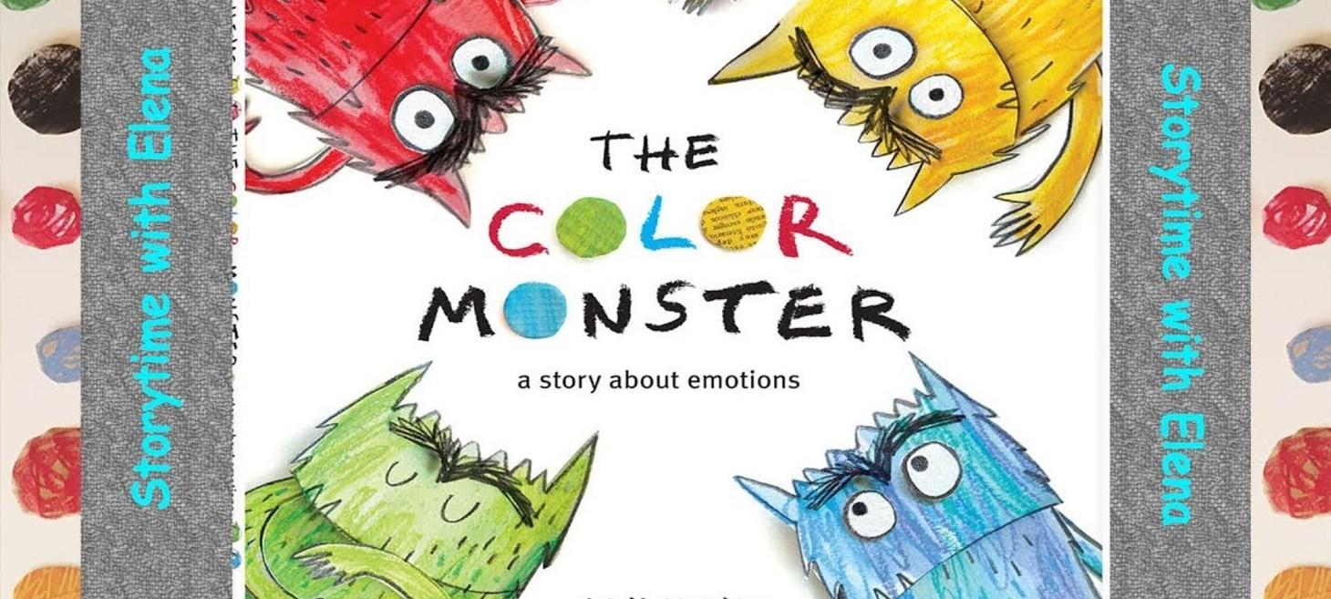 The Color Monster, A Story About Emotions by Anna Llenas | Storytime with Elena | YouTube