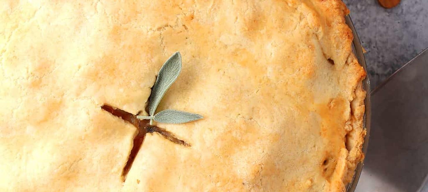 Individual Vegan Pot Pie with Tofu
