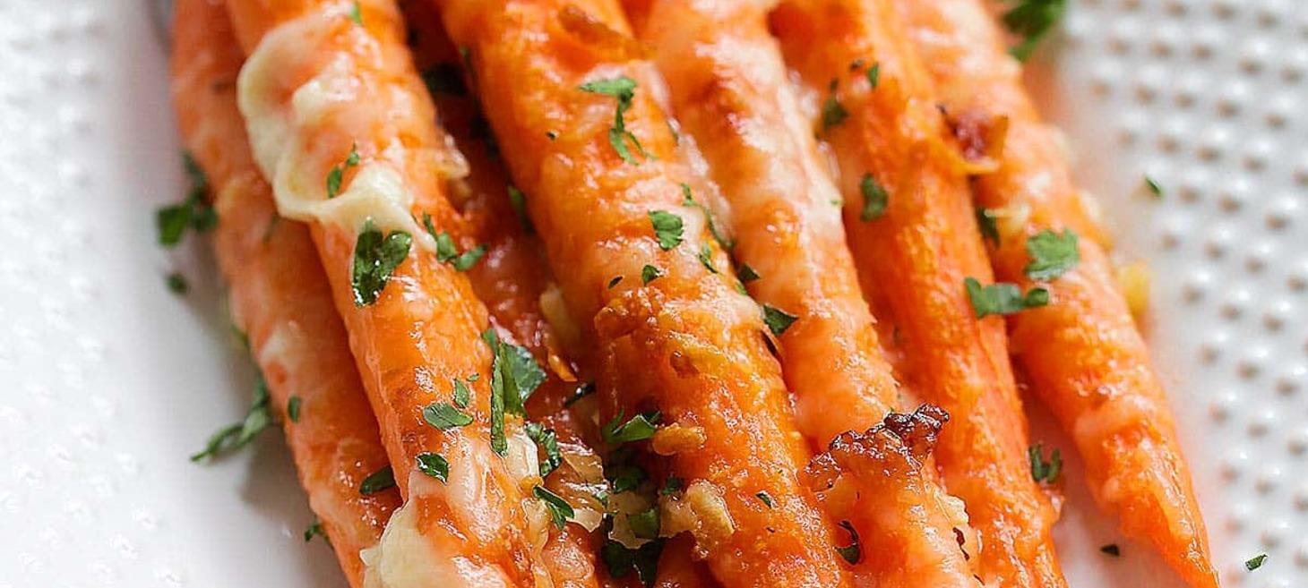 Garlic Parmesan Roasted Carrot - Rasa Malaysia