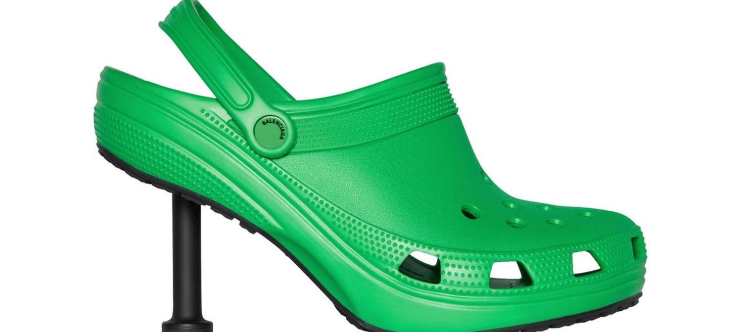 These Balenciaga Crocs have been given a stiletto heel