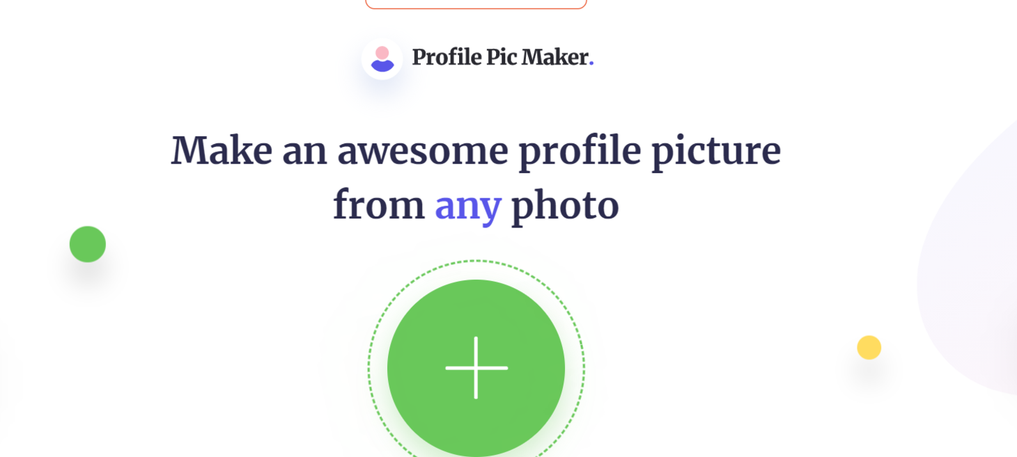 Make an awesome profile picture from any photo