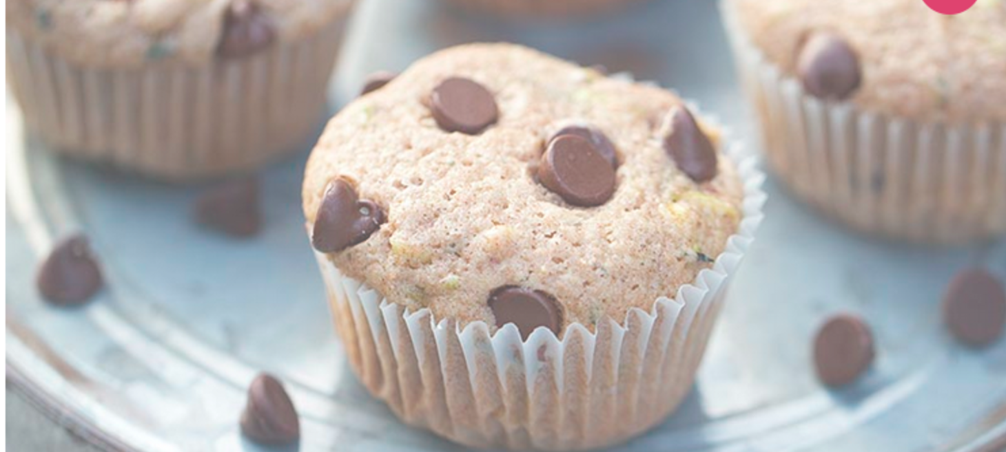 Chocolate chip zucchini muffins