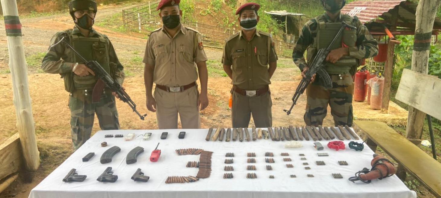 Mizoram: Huge cache of arms, ammunition seized near Myanmar border