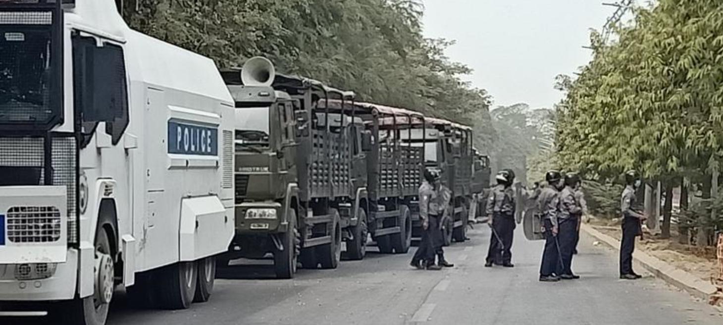 Bomb goes off near military convoy in Mandalay