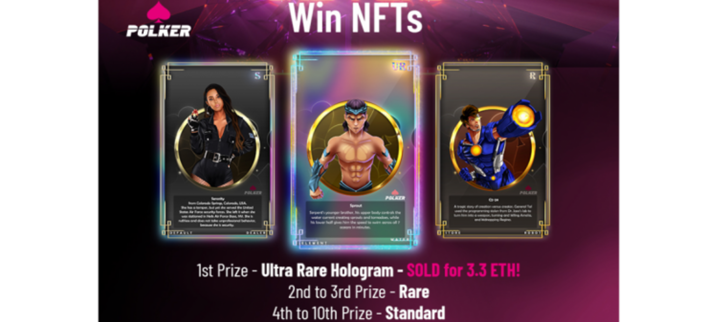 Massive NFT and Token Giveaway From Polker as Staking is Announced!