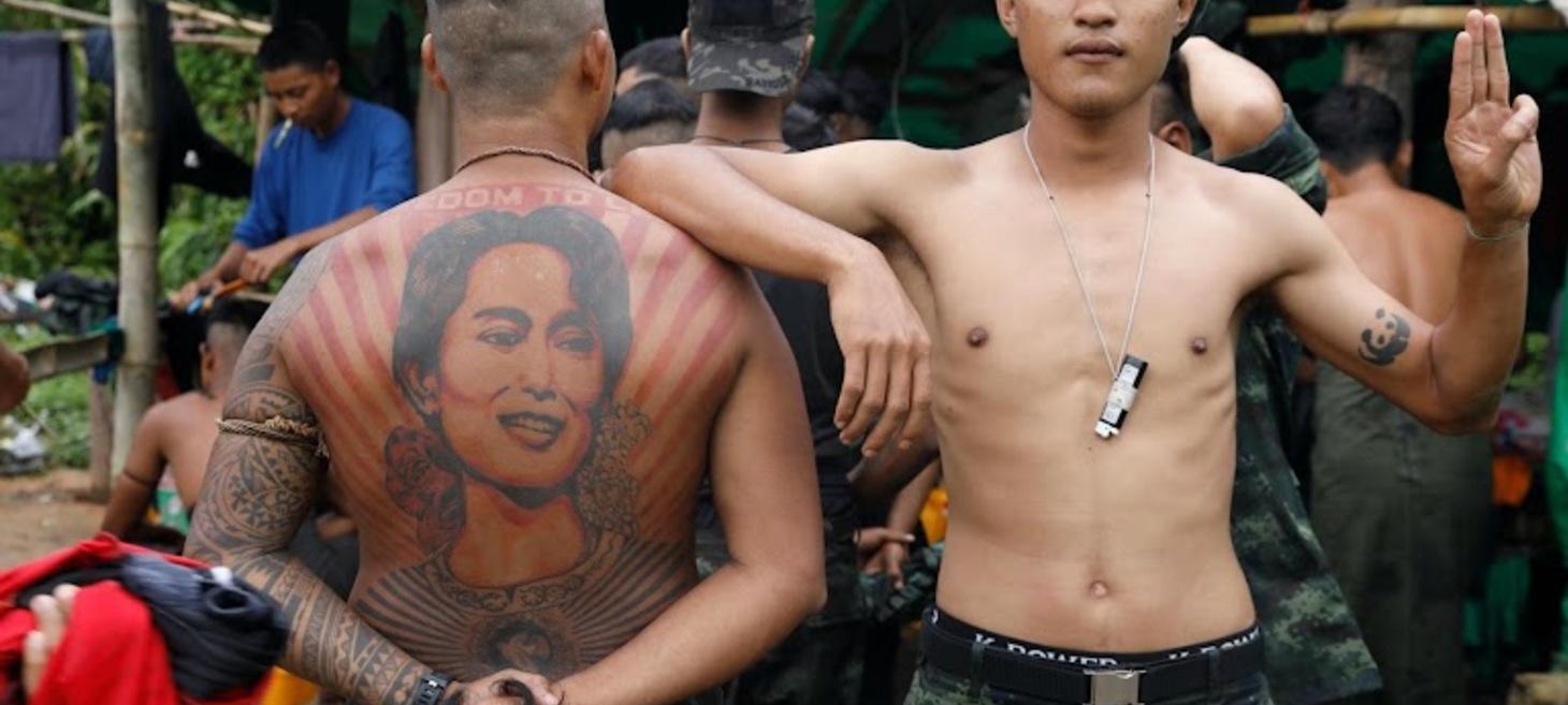 In Myanmar jungle, civilians prepare to battle military rulers