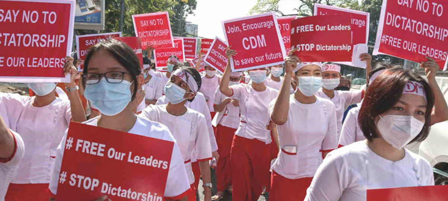 Regime threatens CDM health workers, demanding they return to work