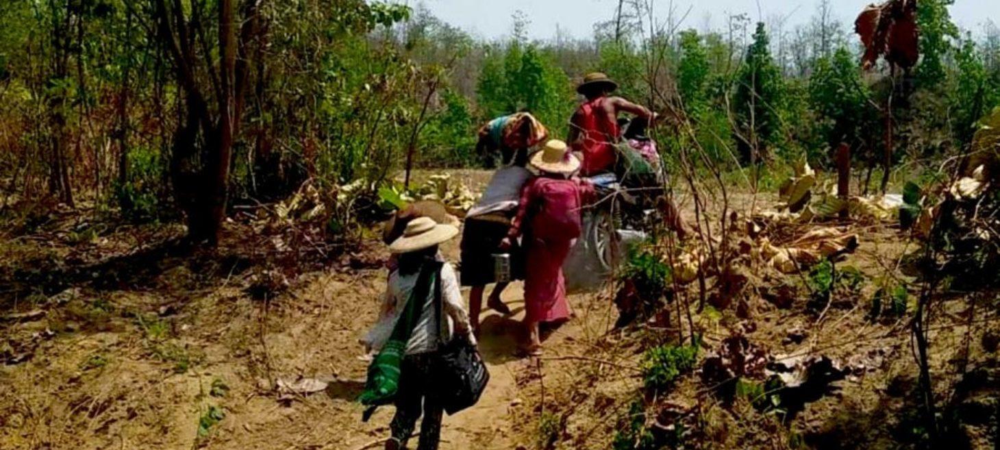 Town’s Residents Flee Myanmar Junta Airstrikes