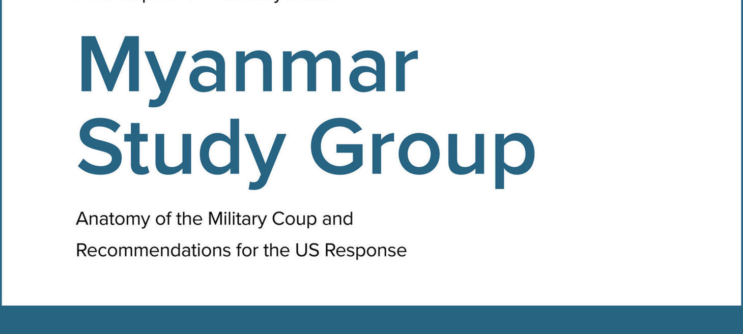 Myanmar Study Group: Final Report
