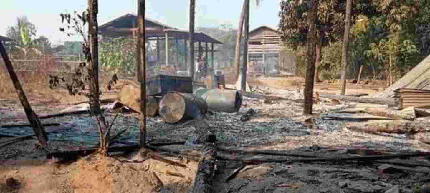 Arson attacks and raids: Myanmar military has destroyed over 4,500 homes since coup
