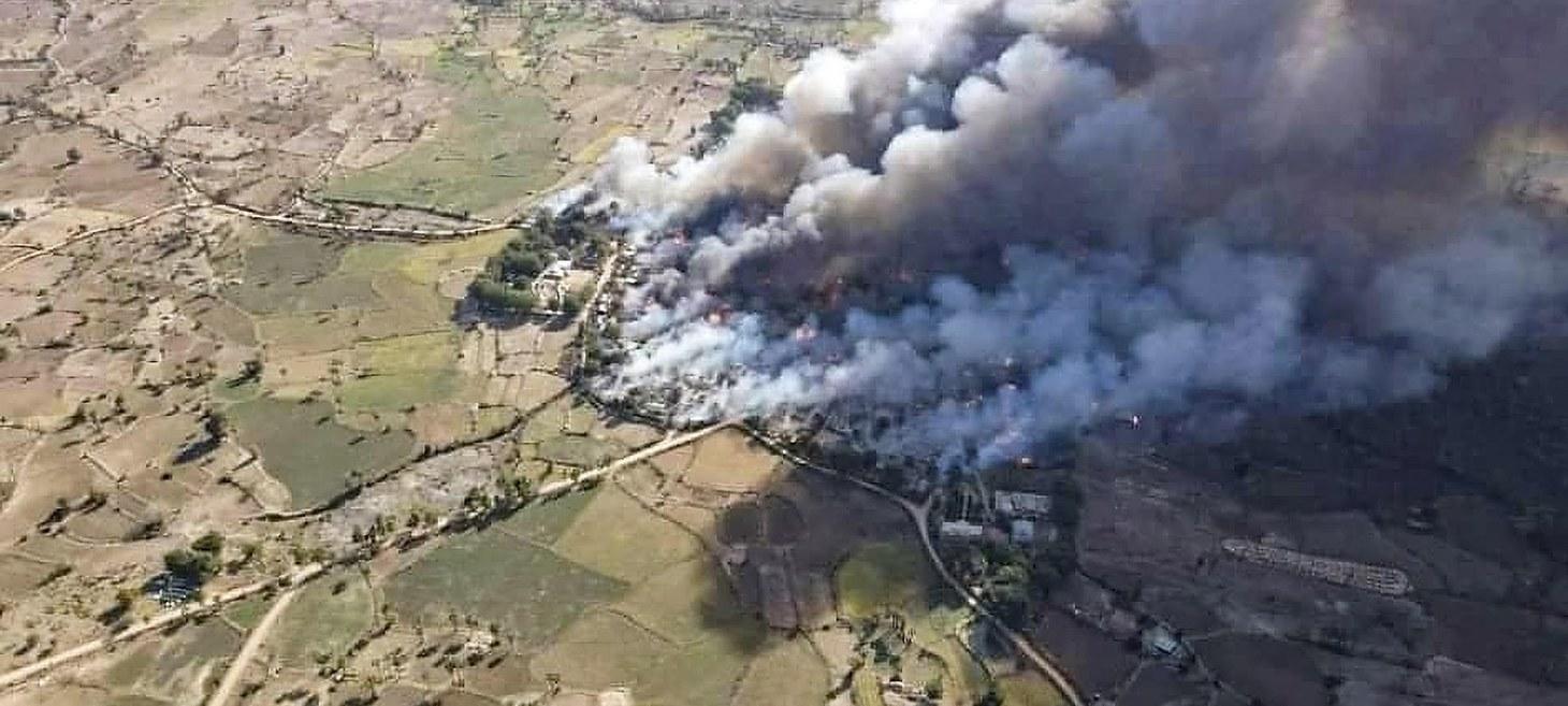 Myanmar junta adds arson to its arsenal with proxy forces that torch opposition areas