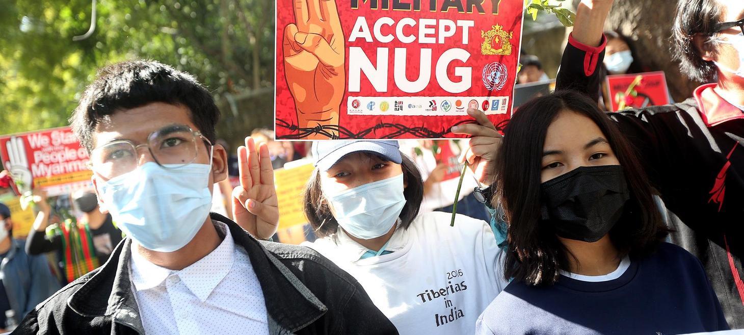 Myanmar military holds 80 kids hostage, says opposition government